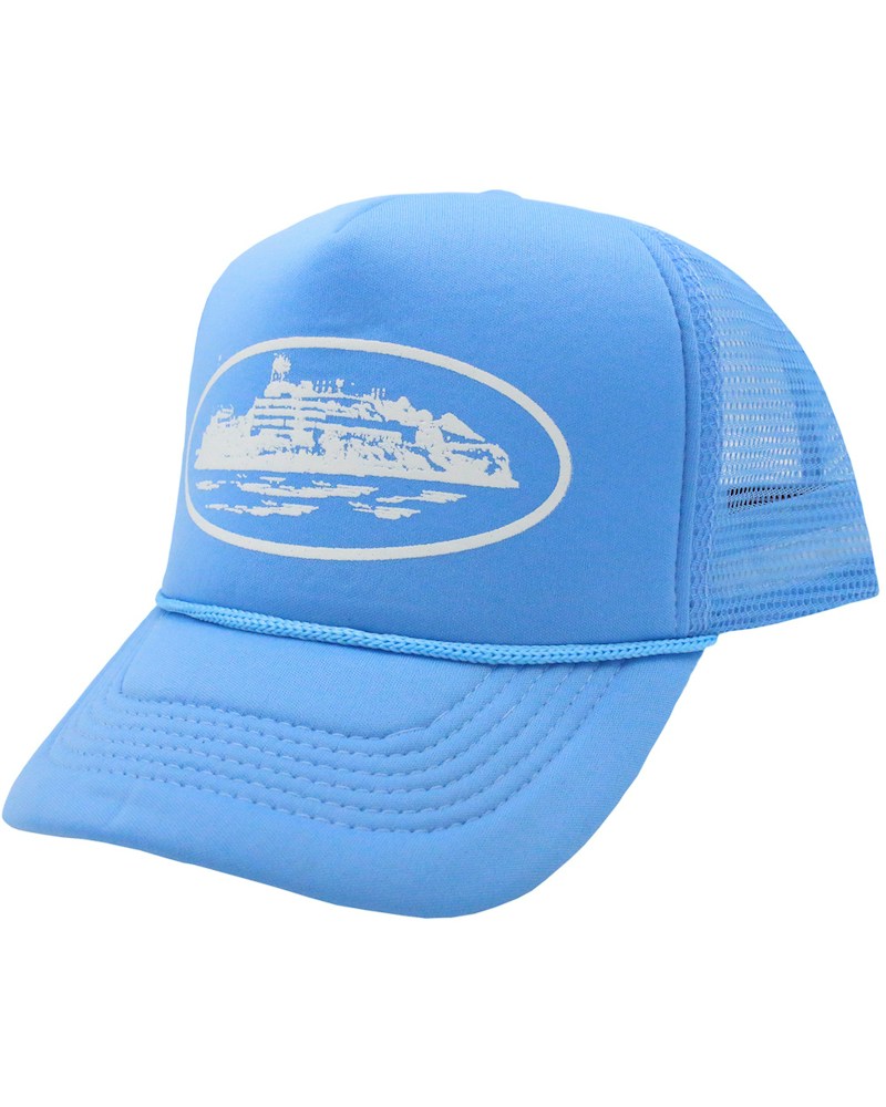 Corteiz Alcatraz Trucker Hat - Baby Blue