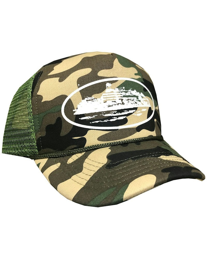 Corteiz Alcatraz Trucker Hat - Camo