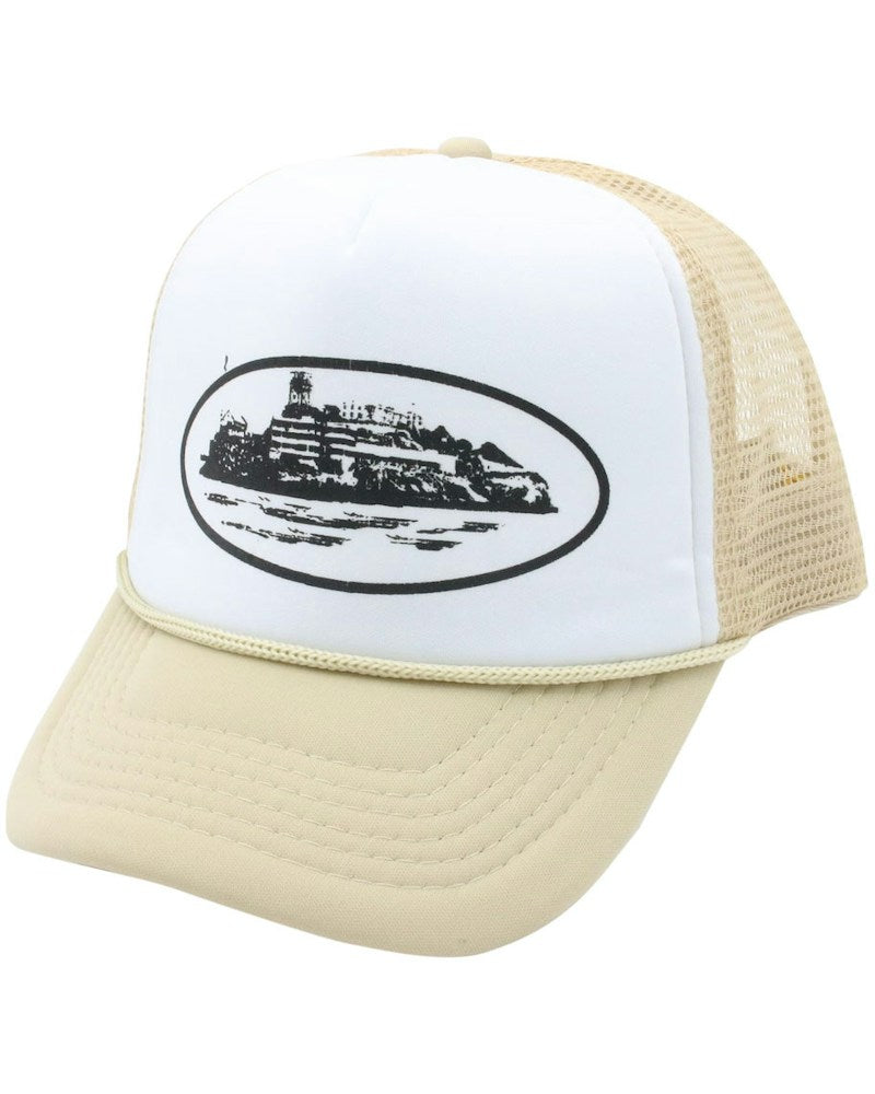 Corteiz Alcatraz Trucker Hat - Creme De La Creme