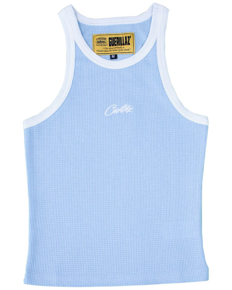 Corteiz Allstarz Contrast Tank Top (Women's) - Baby Blue