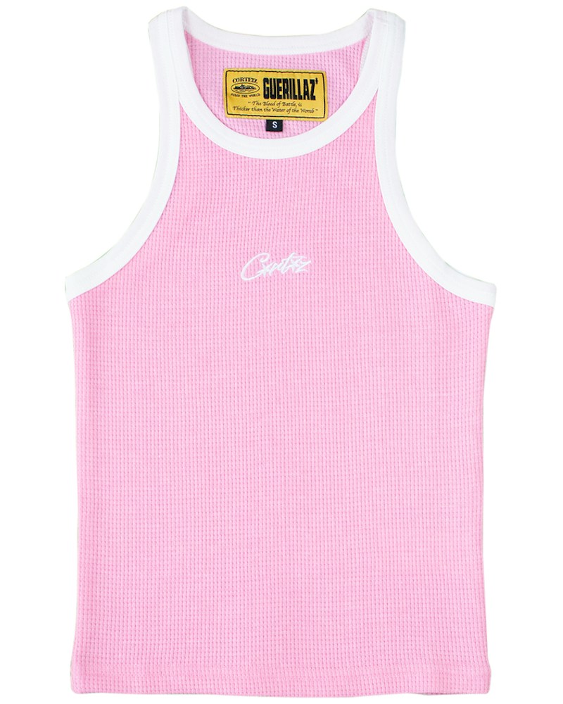 Corteiz Allstarz Contrast Tank Top (Women's) - Pink