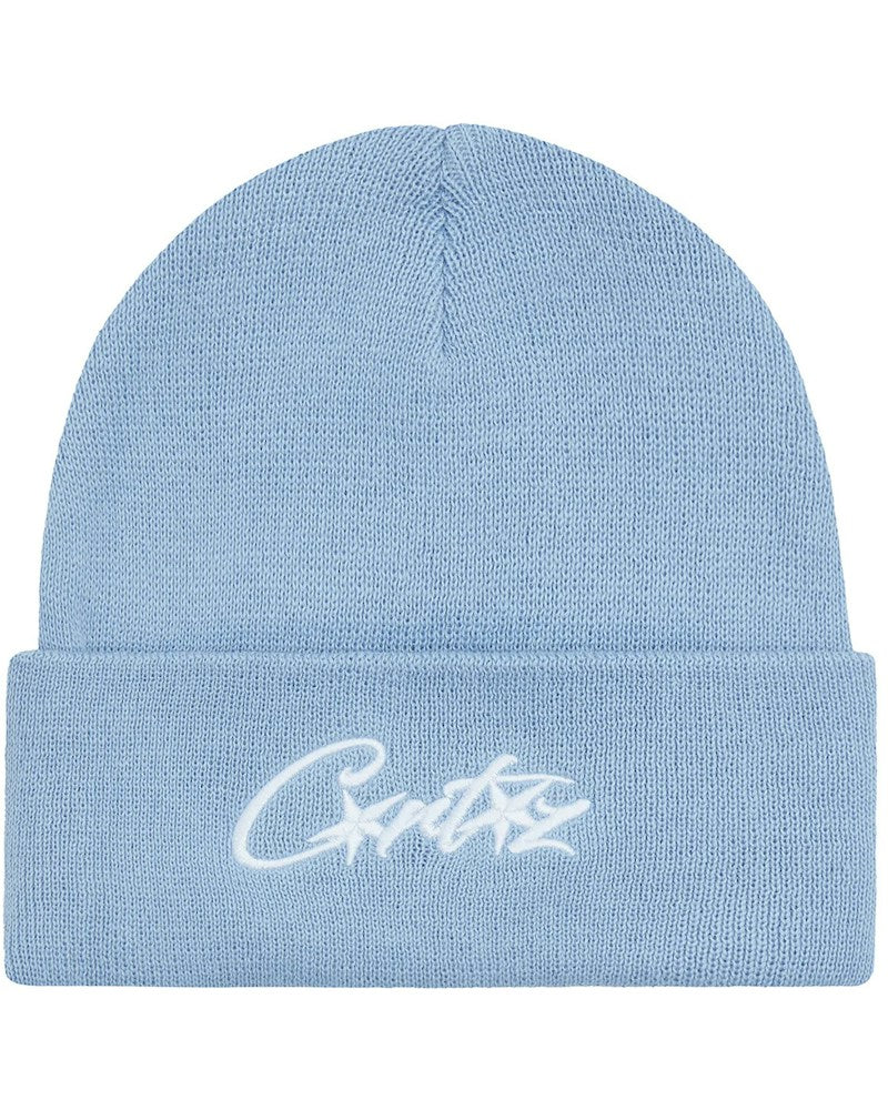 Corteiz Allstarz Folded Beanie - Baby Blue