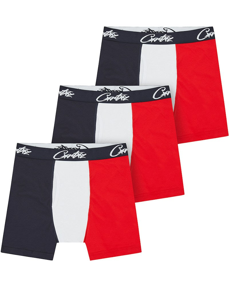 Corteiz Allstarz France Boxers (3 Pack) - France