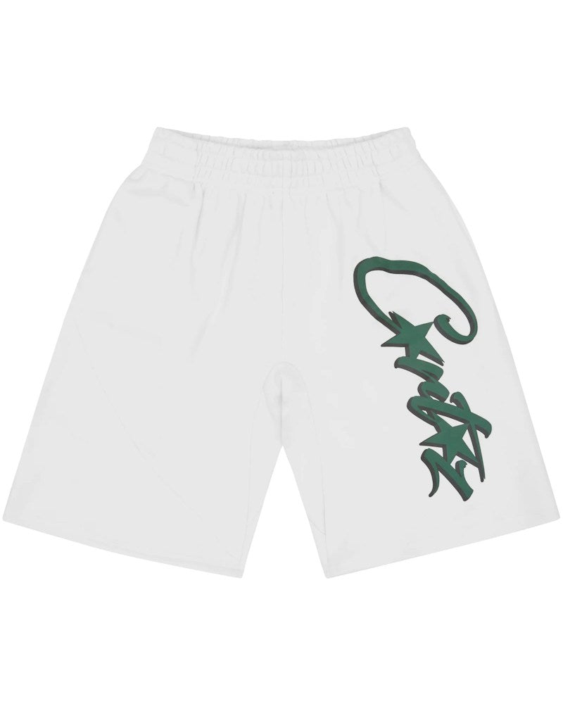 Corteiz Allstarz Shorts - White/Green