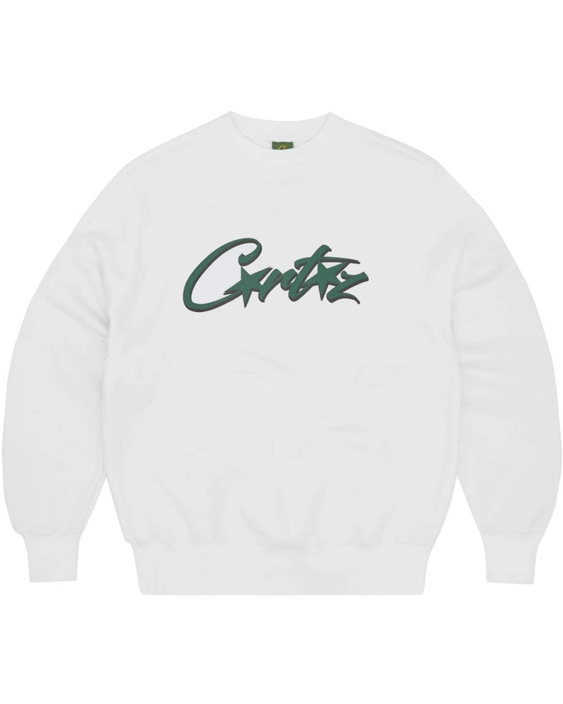 Corteiz Allstarz Sweatshirt - White/Green