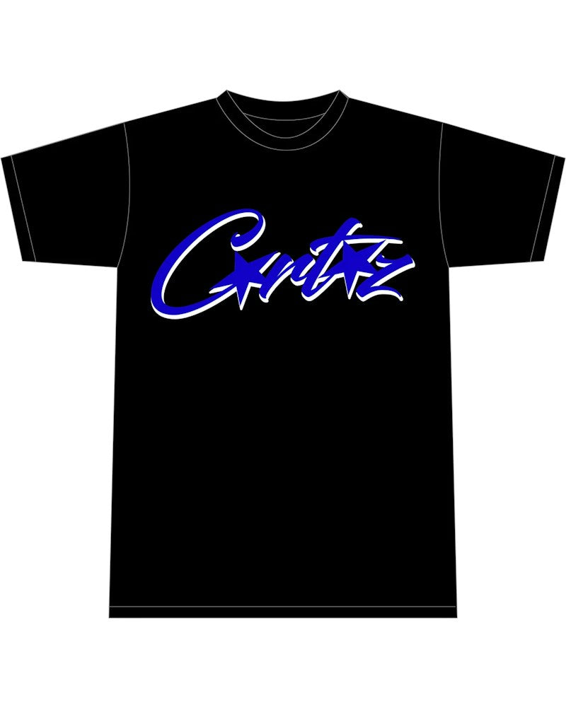 Corteiz Allstarz T-shirt - Black/Blue