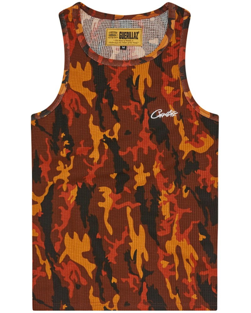 Corteiz Allstarz Tank Top - Fall Camo