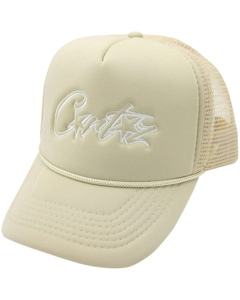 Corteiz Allstarz Trucker Hat - Cream