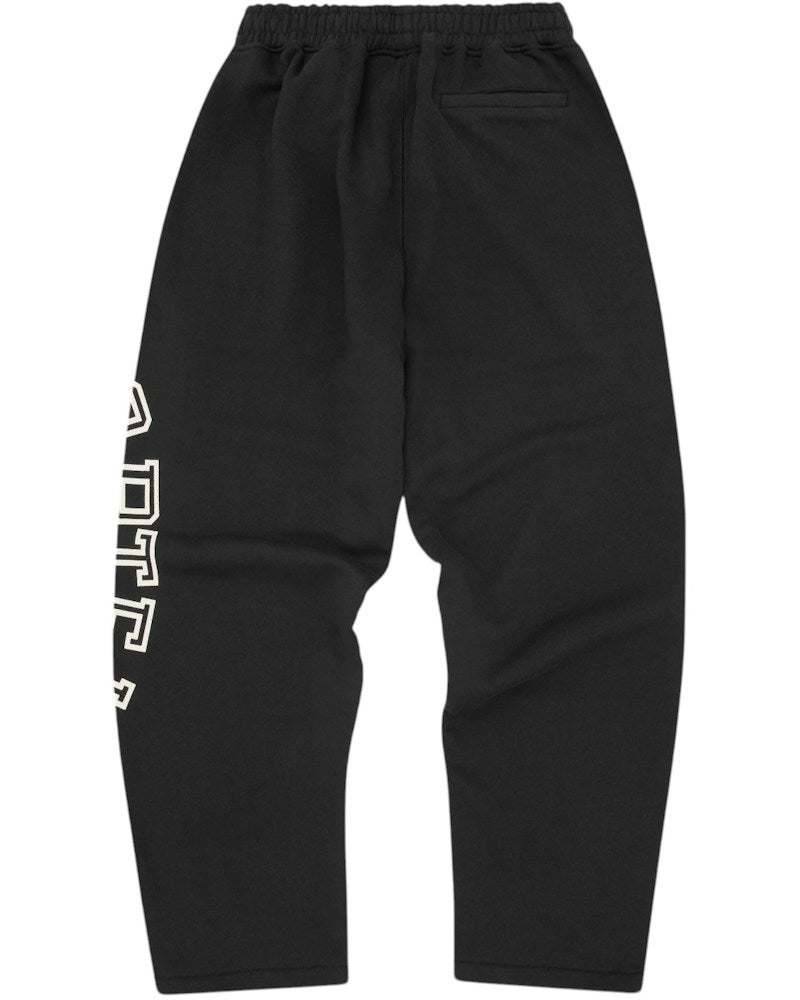 Corteiz Arch Shield Open Hem Sweatpant - Black