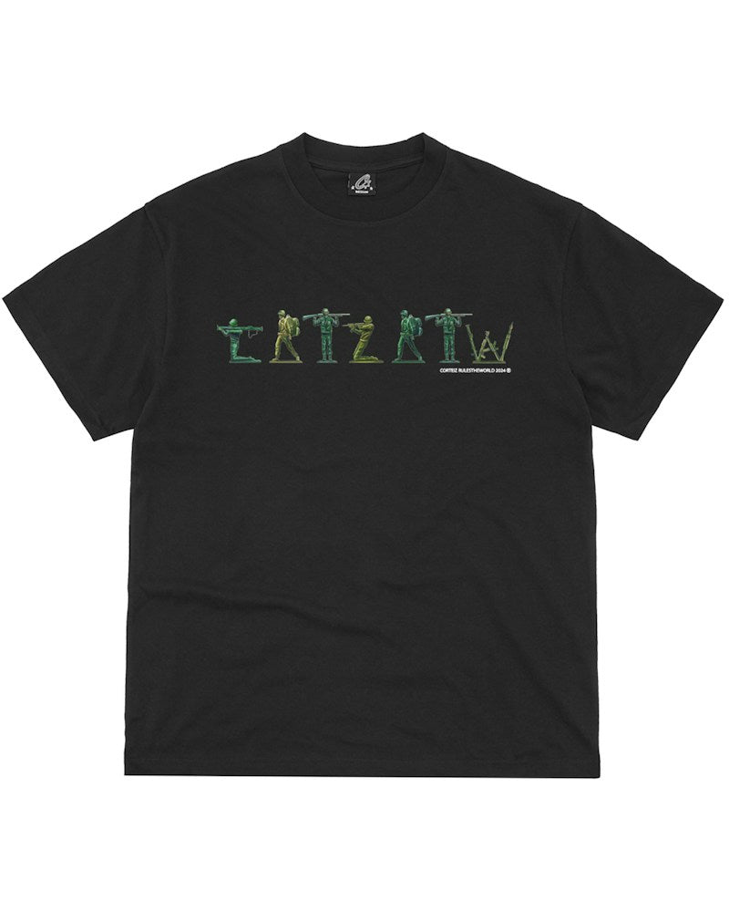Corteiz Army Alphabet Tee - Black