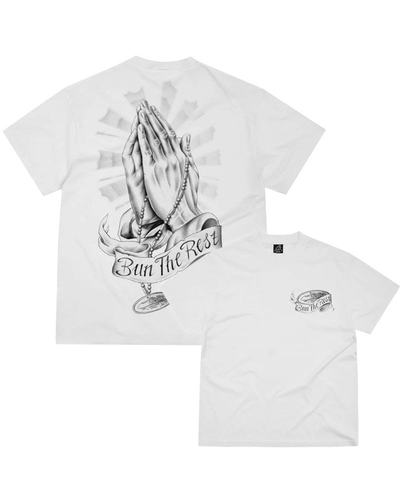 Corteiz Bun The Rest Prayer Tee - White