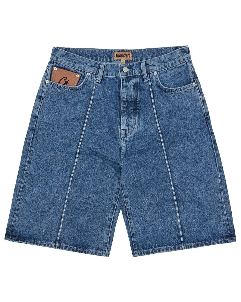 Corteiz C-Star Denim Jorts - Faded Blue