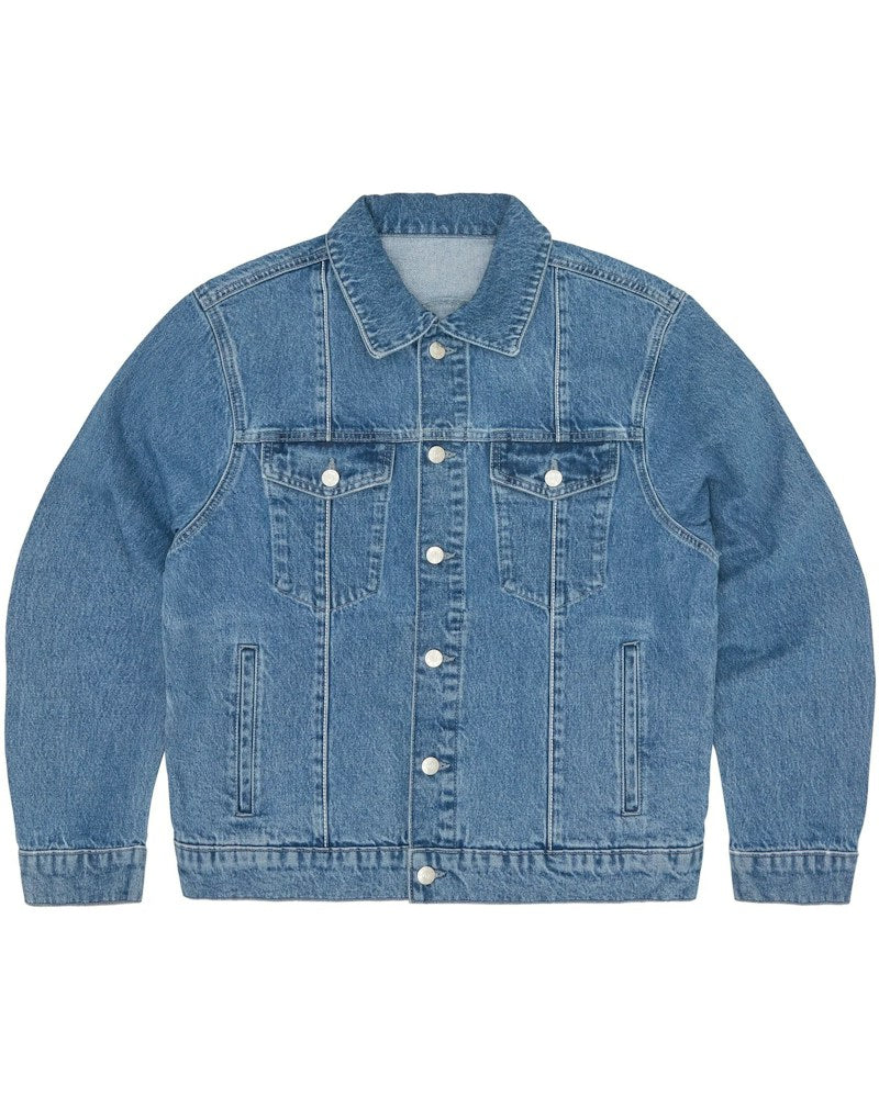 Corteiz C-Star Denim Trucker Jacket - Blue