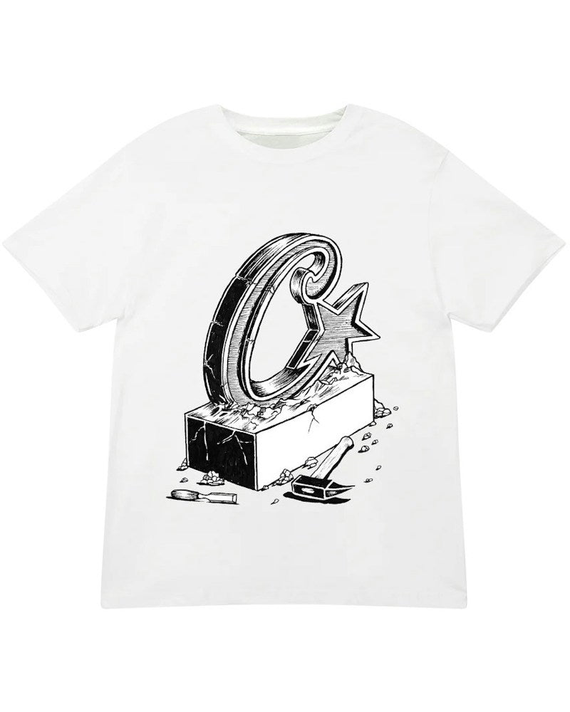 Corteiz Chisel Tee - White