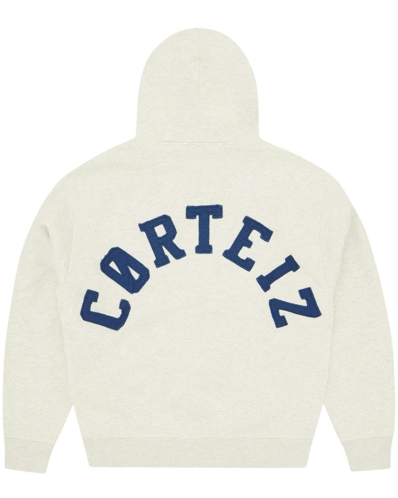 Corteiz Colly Arch Zip Hoodie - Light Heather Grey