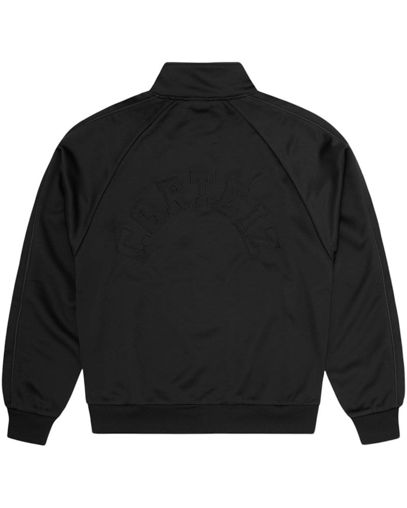 Corteiz Crest Arch Track Jacket - Triple Black