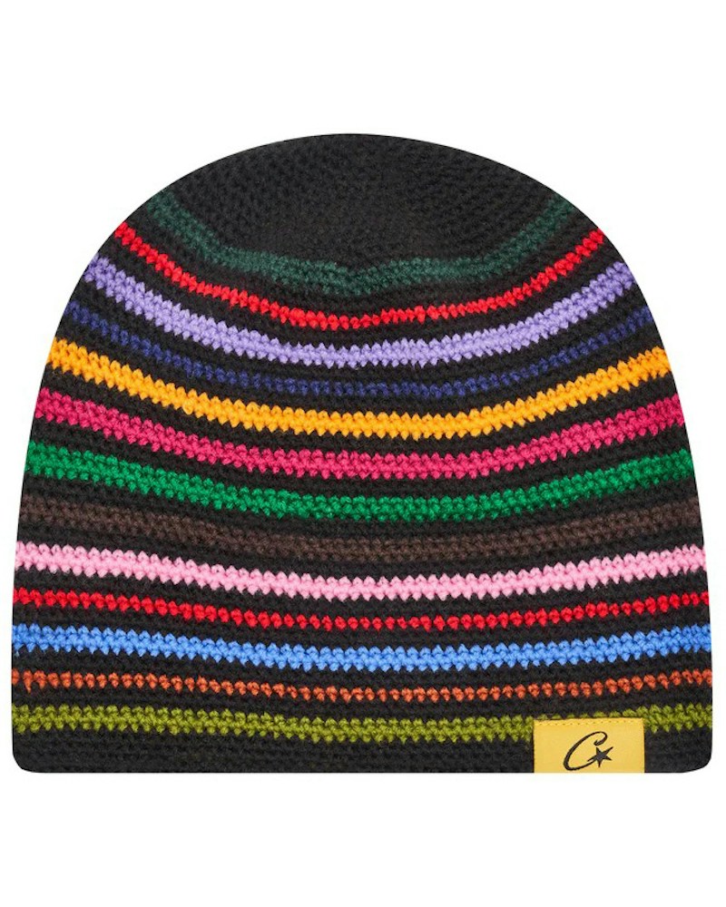 Corteiz Crochet Beanie - Black/Multi