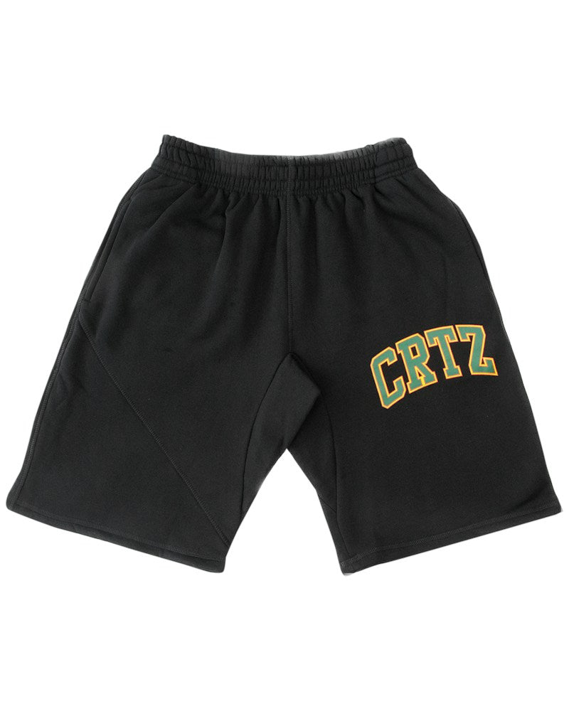 Corteiz Crtz Dropout Shorts - Black/Green
