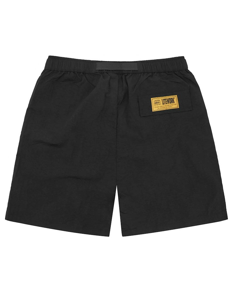 Corteiz Crtz Nylon Shorts - Black