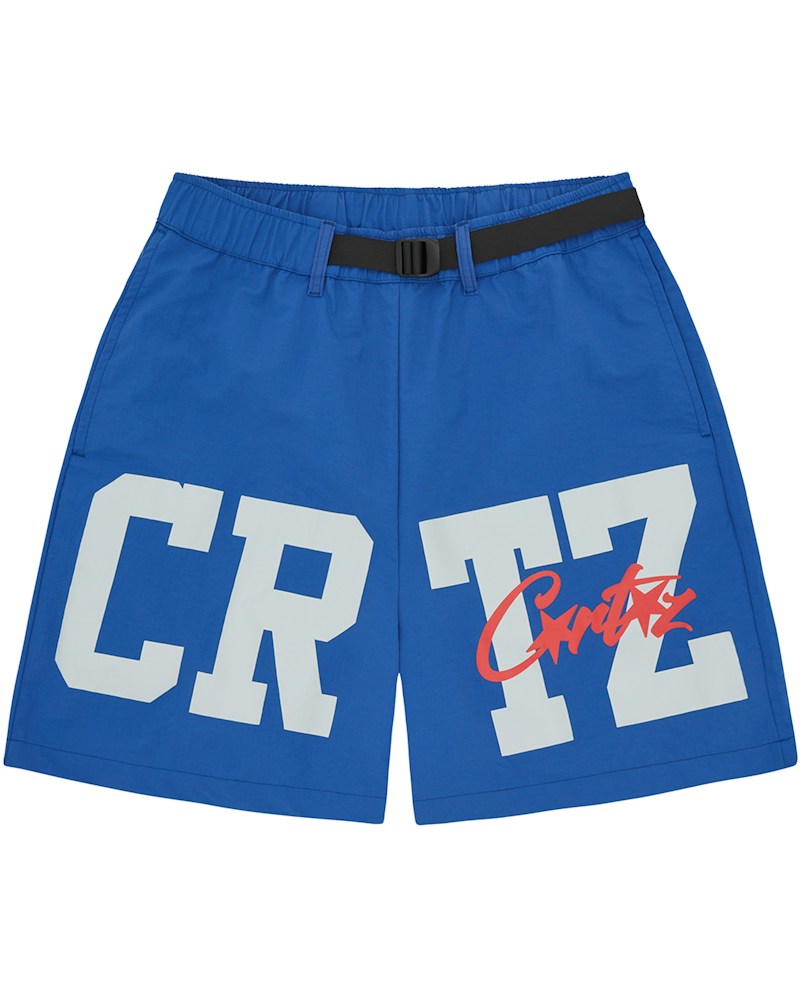 Corteiz Crtz Nylon Shorts - Royal Blue