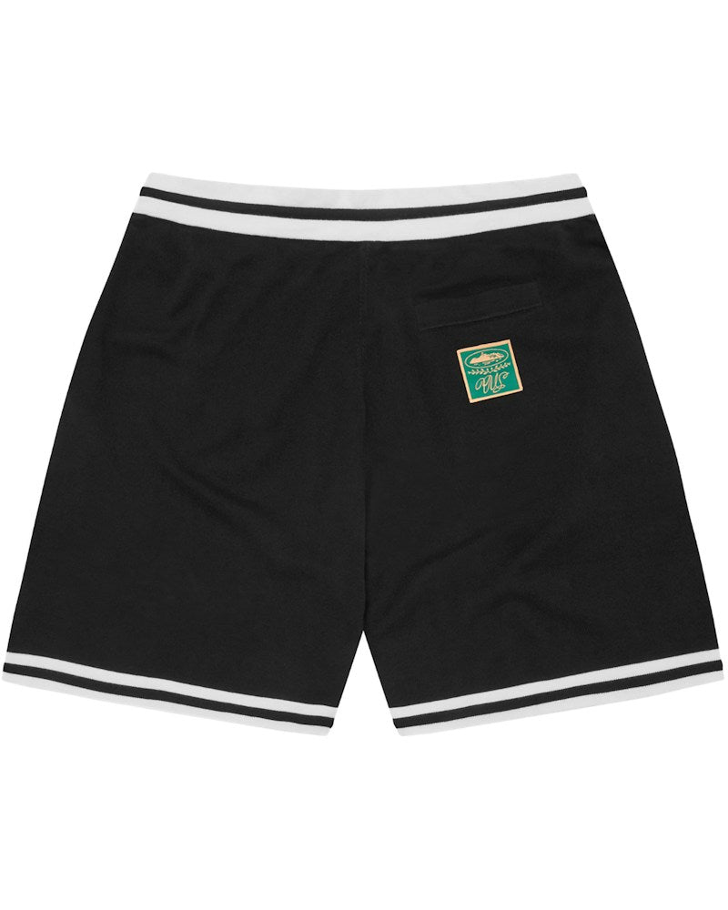 Corteiz Deala Knit Shorts - Black