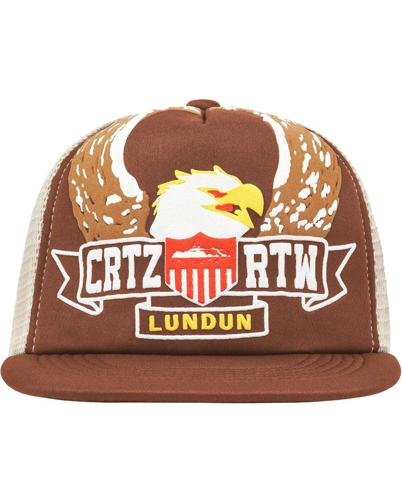 Corteiz Dipset Trucker Hat - Brown