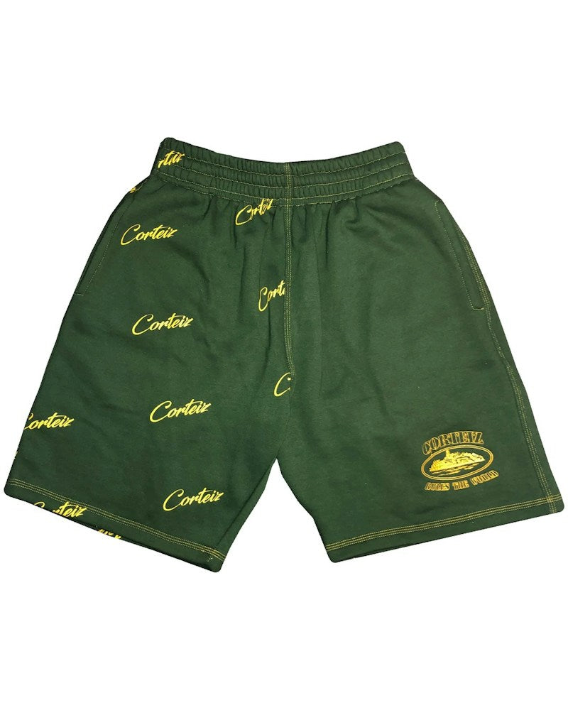 Corteiz Division '20 Shorts - Forest
