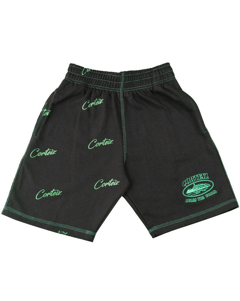 Corteiz Division '20 Shorts - Green/Black