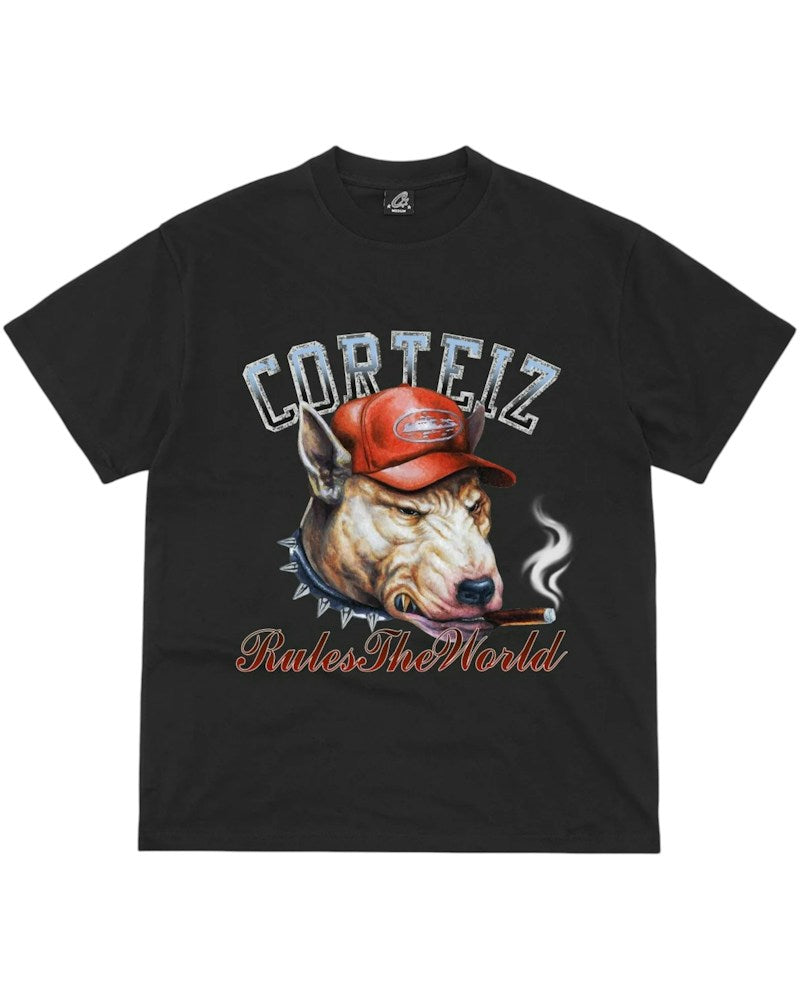 Corteiz Dog Pound Tee - Black