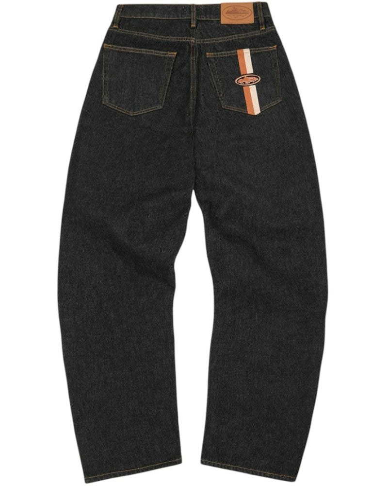 Corteiz Dual Stripe Baggy Jeans