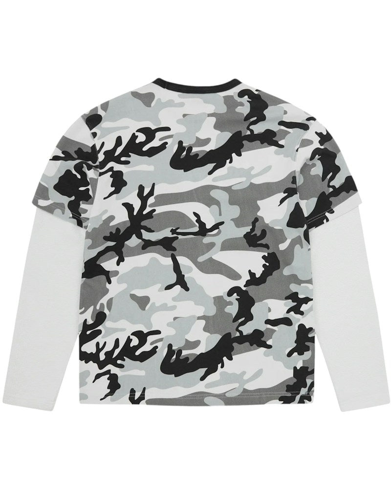 Corteiz Eagle Camo Thermal L/S Top - Arctic