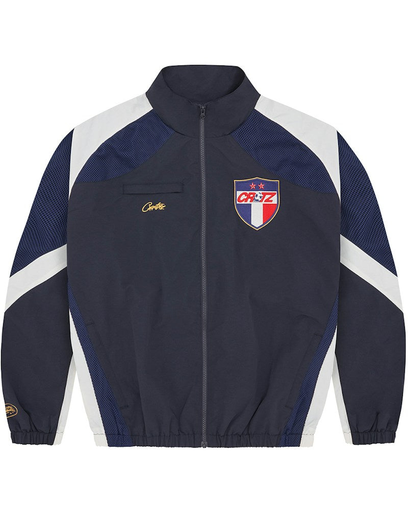 Corteiz Francais Shuku Jacket - Navy/White