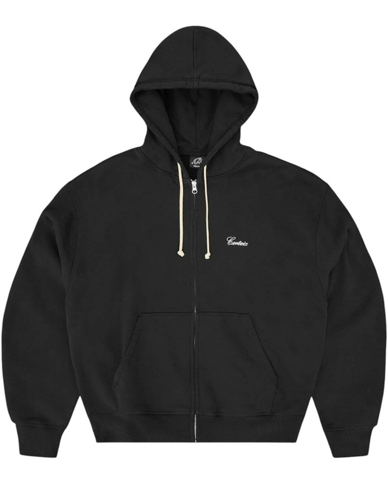 Corteiz Gabriel Moses Zip Hoodie - Black