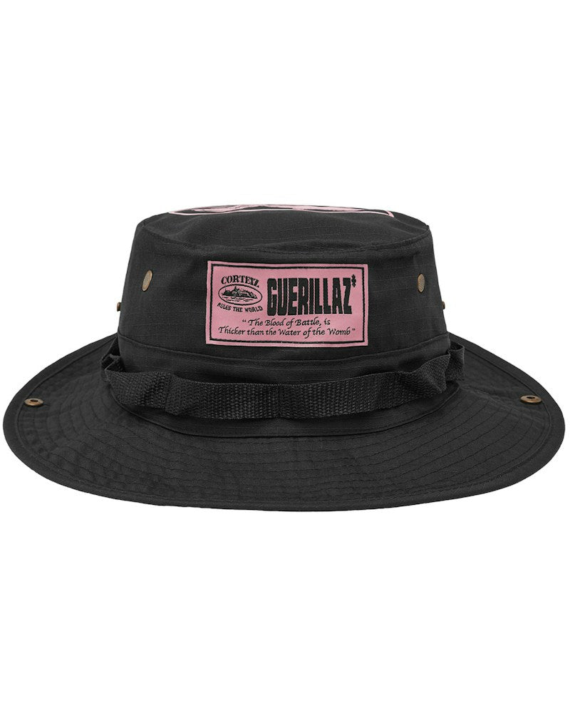 Corteiz Guerillaz Bucket Hat - Black/Pink