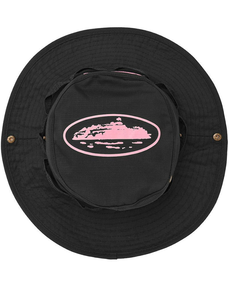 Corteiz Guerillaz Bucket Hat - Black/Pink
