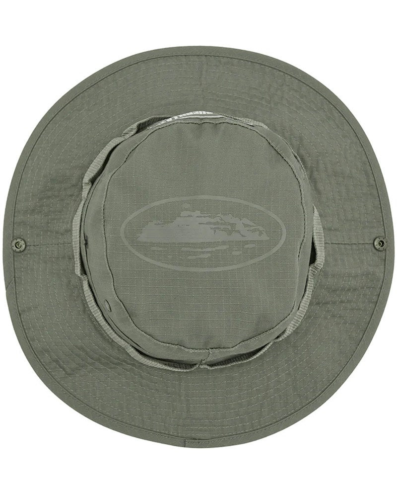 Corteiz Guerillaz Bucket Hat - Tonal Khaki