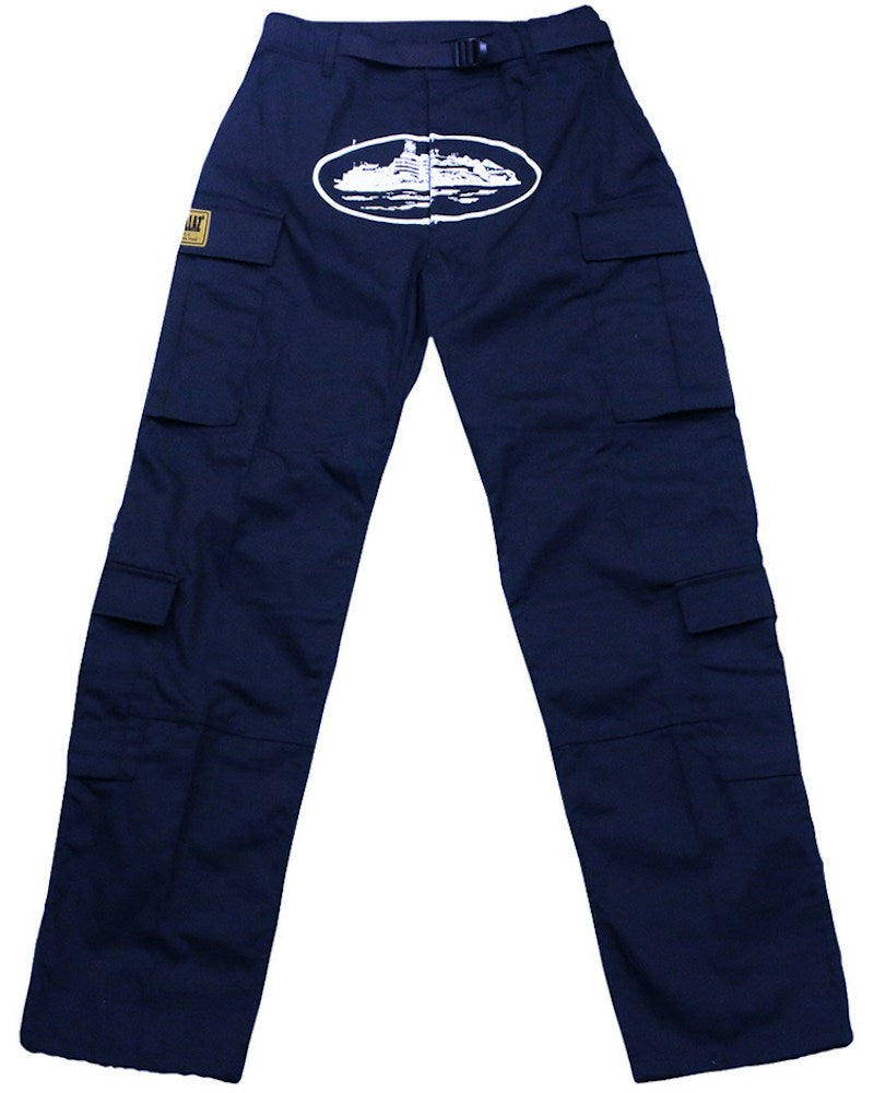 Corteiz Guerillaz* Cargo Pants - Navy