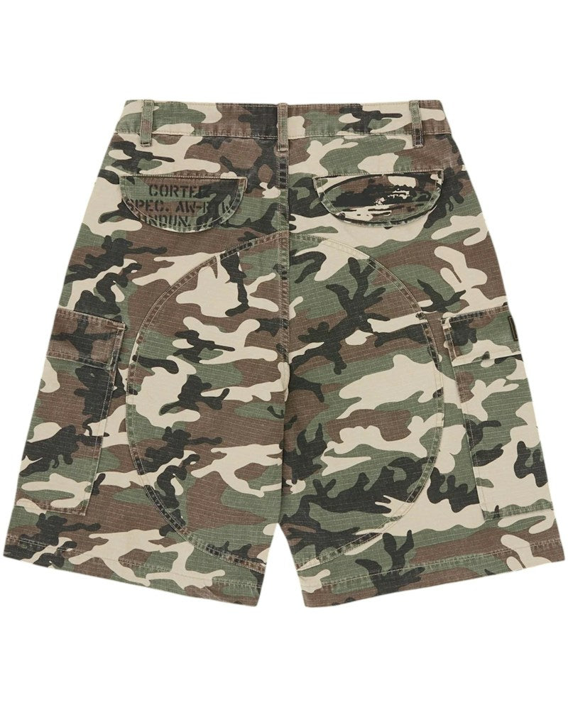 Corteiz Guerillaz Cargo Short - Camo