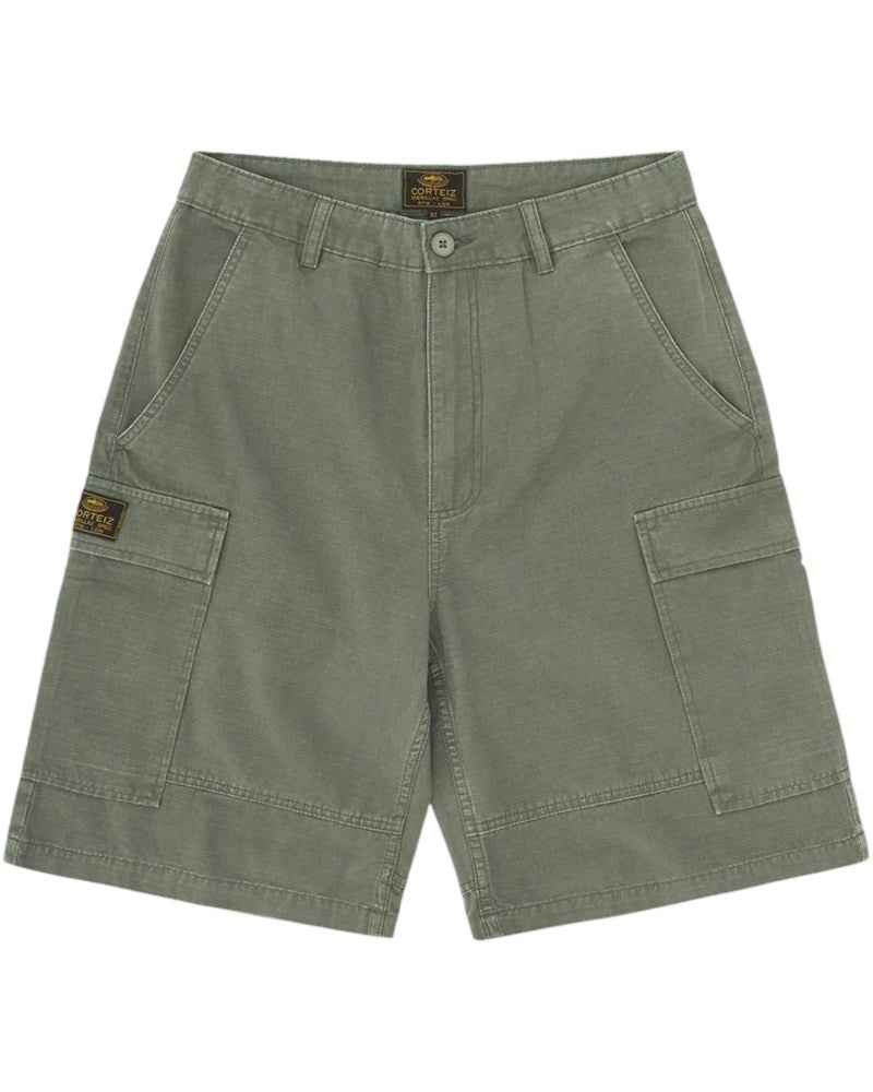 Corteiz Guerillaz Cargo Short - Olive