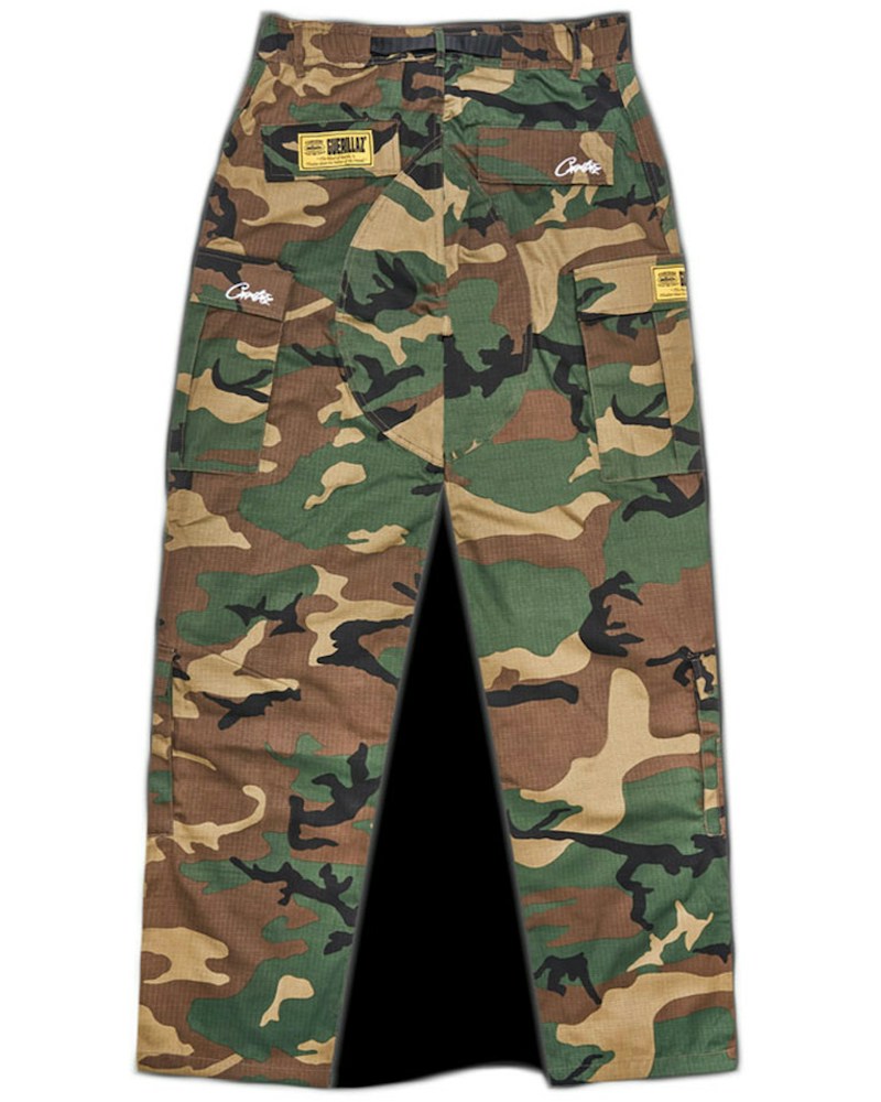 Corteiz Guerillaz Cargos - Woodland Camo