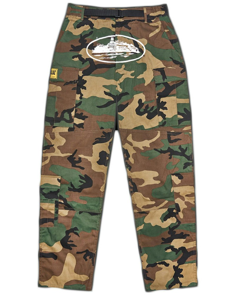 Corteiz Guerillaz Cargos - Woodland Camo