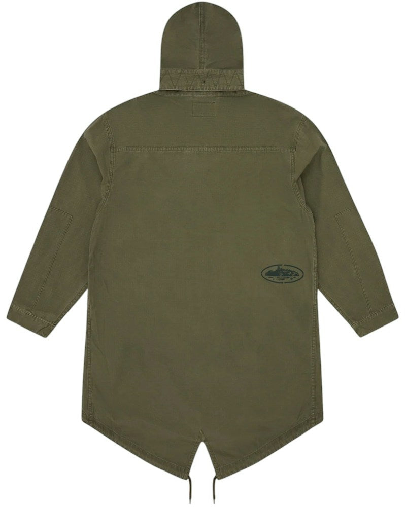 Corteiz Guerillaz Fishtail Parka - Olive