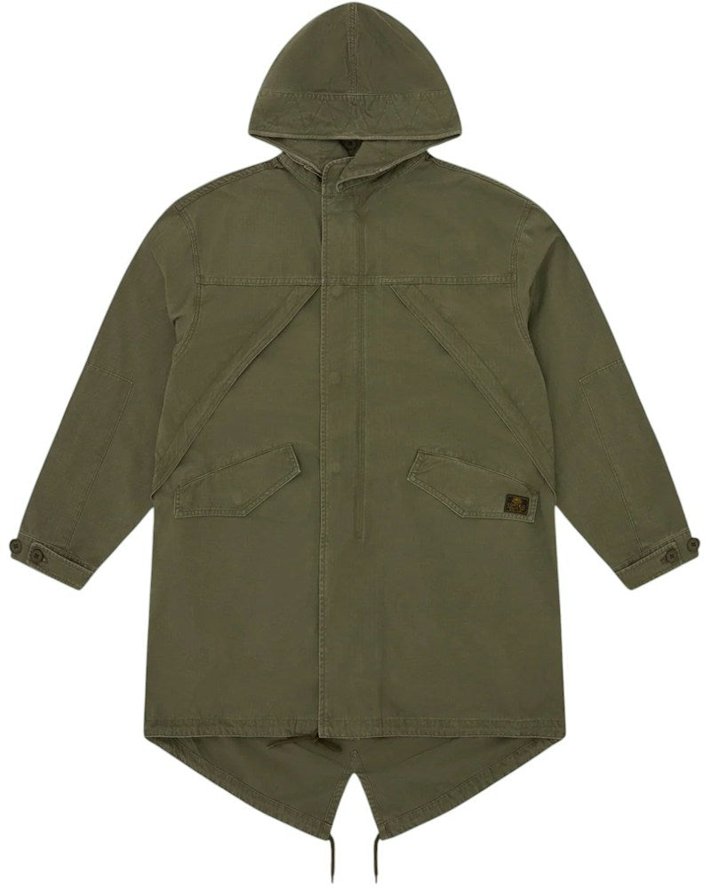 Corteiz Guerillaz Fishtail Parka - Olive