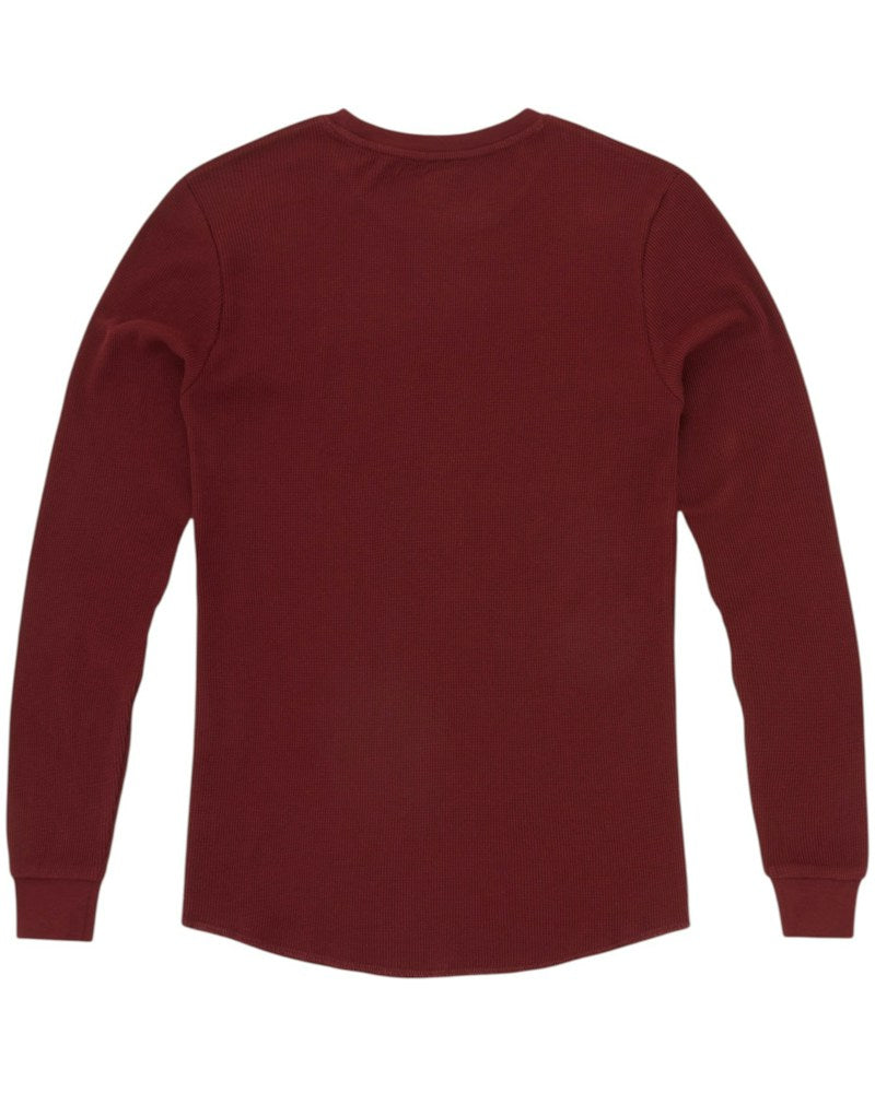 Corteiz Guerillaz Thermal L/S Tee - Burgundy