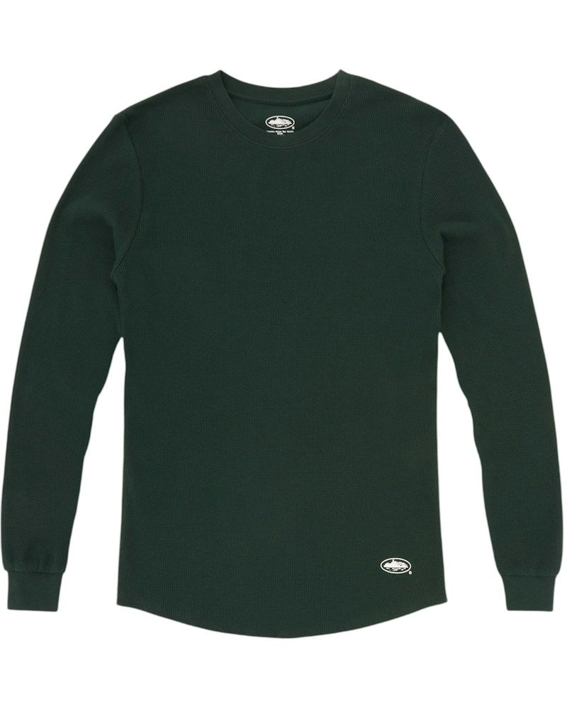 Corteiz Guerillaz Thermal L/S Tee - Forest Green