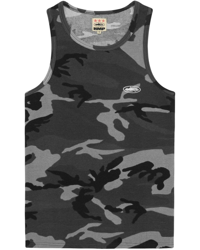 Corteiz HMP Classic Tank Top - Black Camo