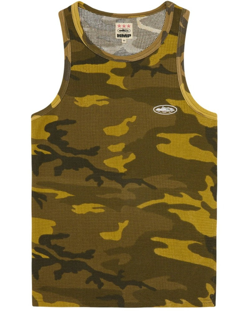 Corteiz HMP Classic Tank Top - Yellow Camo