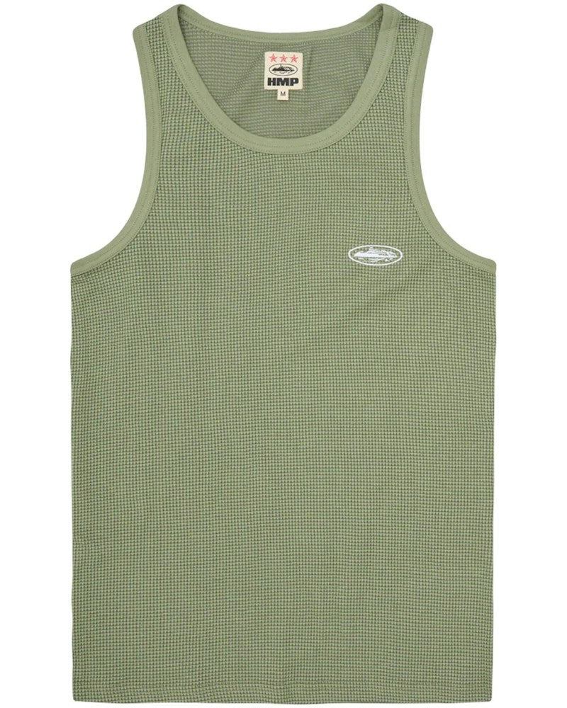 Corteiz HMP Essentials Tank Top (3 Pack) - Olive