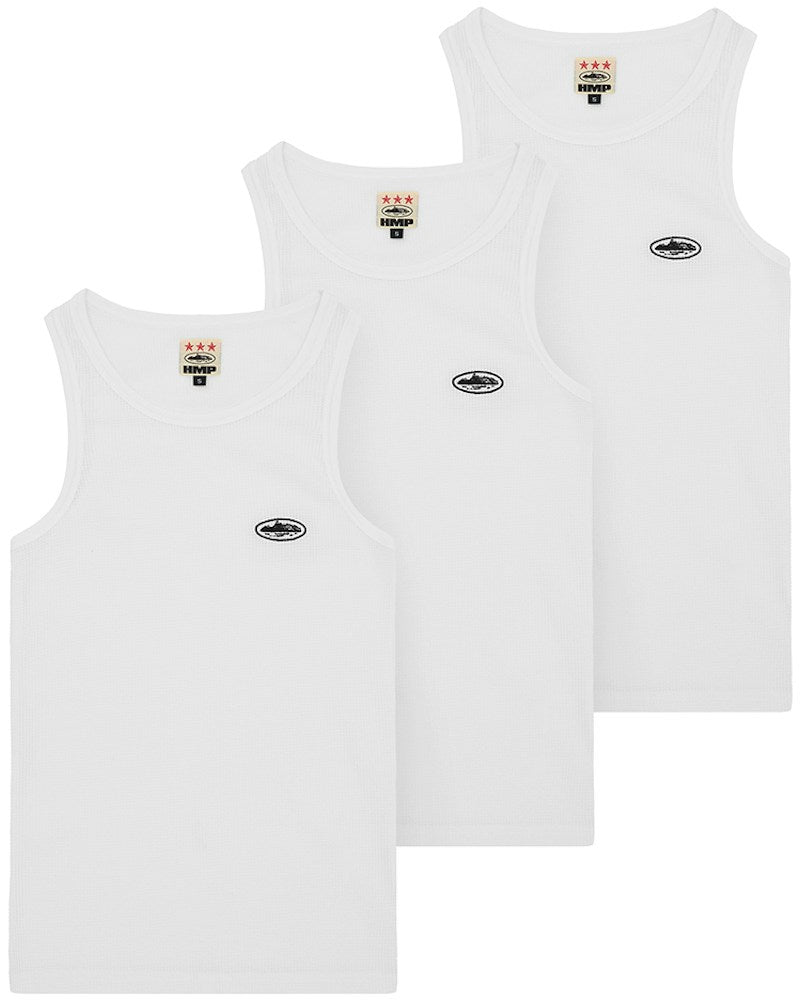 Corteiz HMP Essentials Tank Top Tank Top (3 Pack) - White