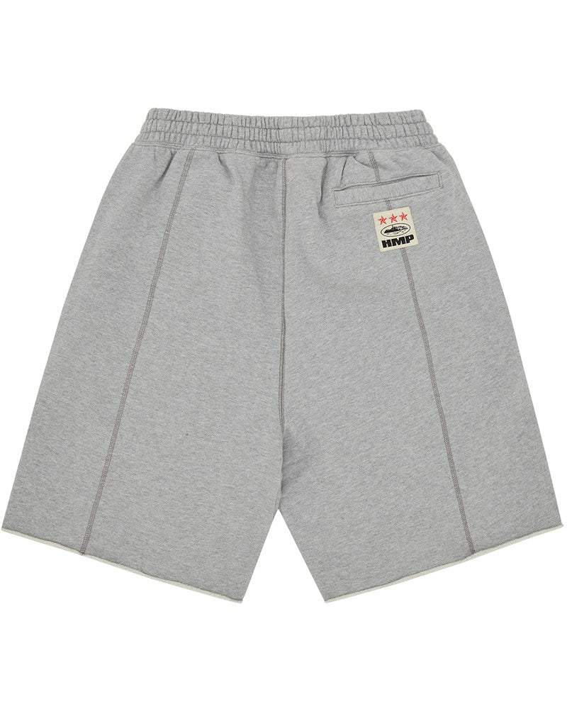 Corteiz HMP Raw Hem Shorts - Heather Grey